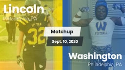 Matchup: Lincoln vs. Washington  2020