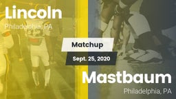 Matchup: Lincoln vs. Mastbaum  2020