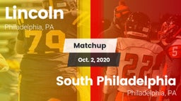 Matchup: Lincoln vs. South Philadelphia  2020