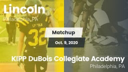 Matchup: Lincoln vs. KIPP DuBois Collegiate Academy  2020