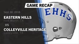 Recap: Eastern Hills  vs. Colleyville Heritage  2016