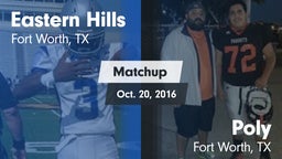 Matchup: Eastern Hills High vs. Poly  2016
