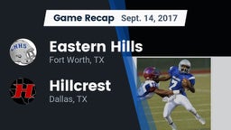Recap: Eastern Hills  vs. Hillcrest  2017