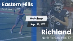 Matchup: Eastern Hills High vs. Richland  2017