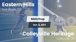 Matchup: Eastern Hills High vs. Colleyville Heritage  2017