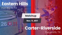Matchup: Eastern Hills High vs. Carter-Riverside  2017