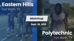 Matchup: Eastern Hills High vs. Polytechnic  2019