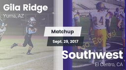 Matchup: Gila Ridge vs. Southwest  2017