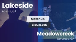 Matchup: Lakeside vs. Meadowcreek  2017