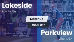 Matchup: Lakeside vs. Parkview  2017