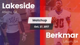 Matchup: Lakeside vs. Berkmar  2017