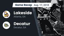 Recap: Lakeside  vs. Decatur  2018