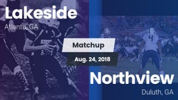 Matchup: Lakeside vs. Northview  2018