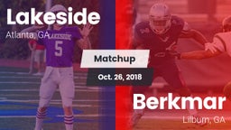 Matchup: Lakeside vs. Berkmar  2018
