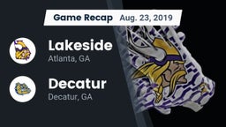 Recap: Lakeside  vs. Decatur  2019