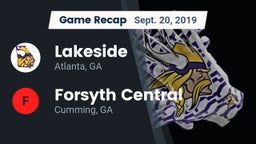 Recap: Lakeside  vs. Forsyth Central  2019