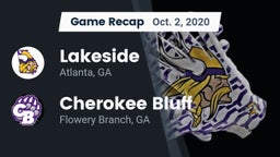 Recap: Lakeside  vs. Cherokee Bluff   2020