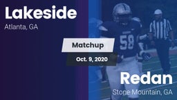 Matchup: Lakeside vs. Redan  2020