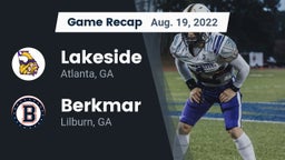 Recap: Lakeside  vs. Berkmar  2022