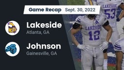 Recap: Lakeside  vs. Johnson  2022