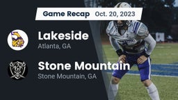 Recap: Lakeside  vs. Stone Mountain   2023