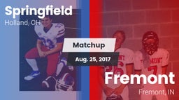 Matchup: Springfield vs. Fremont  2017
