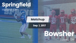 Matchup: Springfield vs. Bowsher  2017