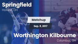 Matchup: Springfield vs. Worthington Kilbourne  2017