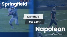 Matchup: Springfield vs. Napoleon 2017