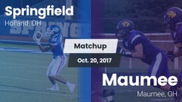 Matchup: Springfield vs. Maumee  2017