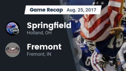 Recap: Springfield  vs. Fremont  2017