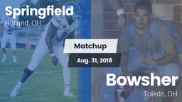 Matchup: Springfield vs. Bowsher  2018