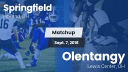 Matchup: Springfield vs. Olentangy  2018