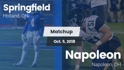 Matchup: Springfield vs. Napoleon 2018