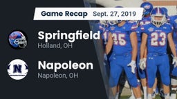 Recap: Springfield  vs. Napoleon 2019