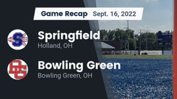 Recap: Springfield  vs. Bowling Green  2022