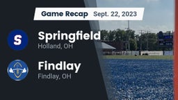 Recap: Springfield  vs. Findlay  2023