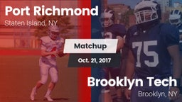 Matchup: Port Richmond vs. Brooklyn Tech  2017