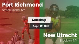 Matchup: Port Richmond vs. New Utrecht  2018