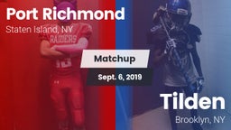 Matchup: Port Richmond vs. Tilden  2019