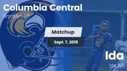 Matchup: Columbia Central vs. Ida  2018