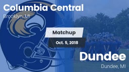 Matchup: Columbia Central vs. Dundee  2018