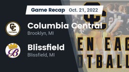 Recap: Columbia Central  vs. Blissfield  2022