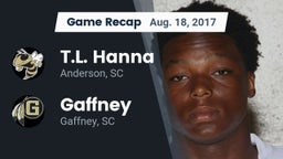 Recap: T.L. Hanna  vs. Gaffney  2017