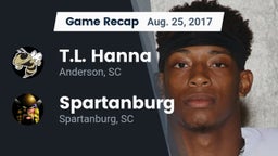 Recap: T.L. Hanna  vs. Spartanburg  2017