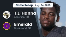 Recap: T.L. Hanna  vs. Emerald  2018