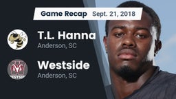 Recap: T.L. Hanna  vs. Westside  2018