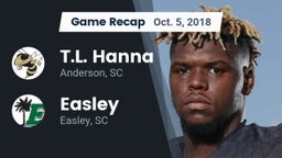 Recap: T.L. Hanna  vs. Easley  2018