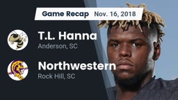 Recap: T.L. Hanna  vs. Northwestern  2018