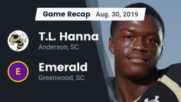 Recap: T.L. Hanna  vs. Emerald  2019